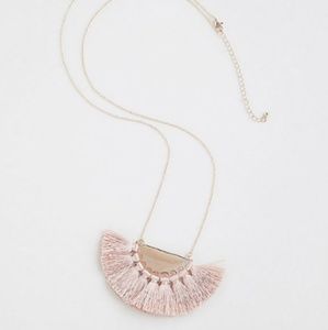 Torrid Rose Gold Tassel Statement Necklace